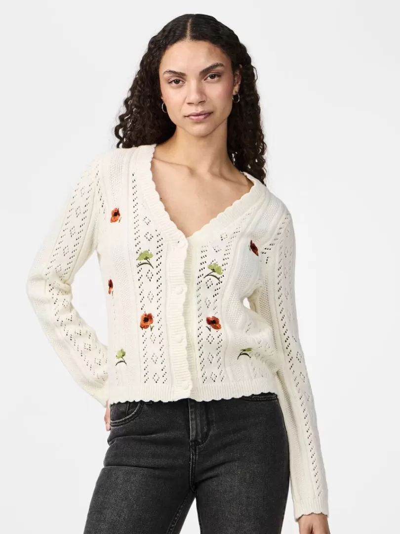 Knitwear>Yas BENGA KNITTED CARDIGAN Birch