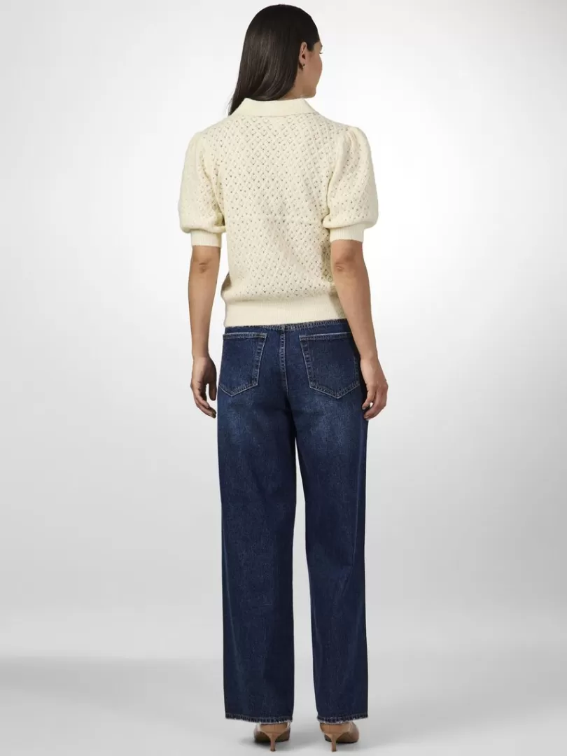 Knitwear>Yas BICALA 2/4 KNITTED TOP Birch