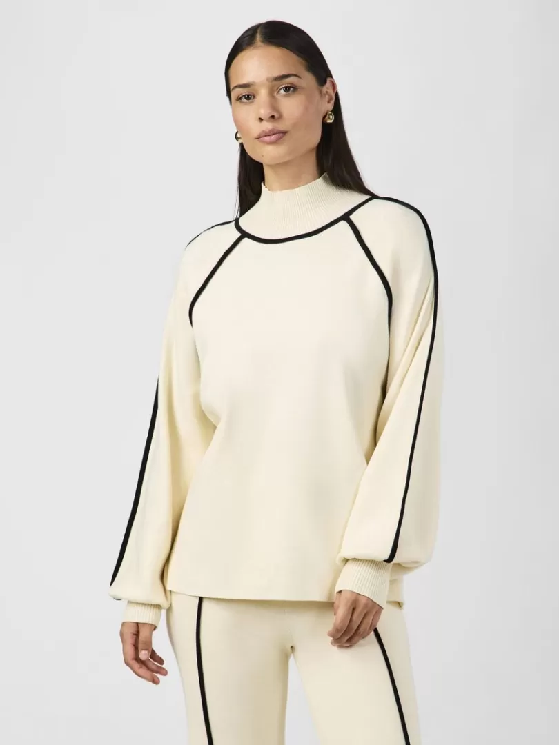 Knitwear>Yas CORA KNITTED PULLOVER Birch