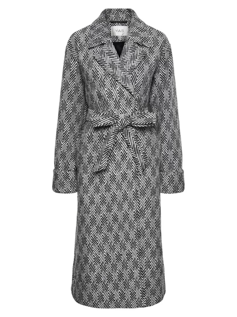 Outerwear>Yas DURA COAT Black