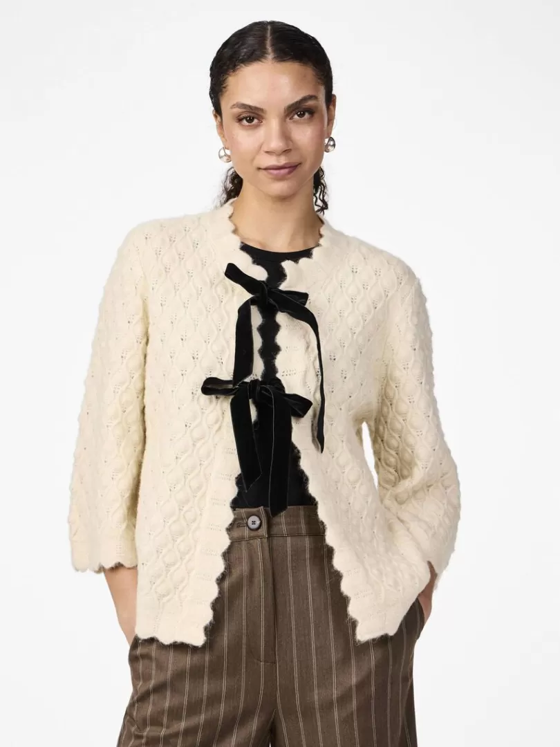 Knitwear>Yas EGSA KNITTED CARDIGAN Birch
