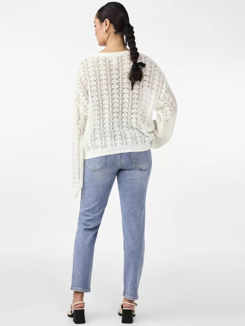 Knitwear>Yas ELLO KNITTED CARDIGAN StarWhite