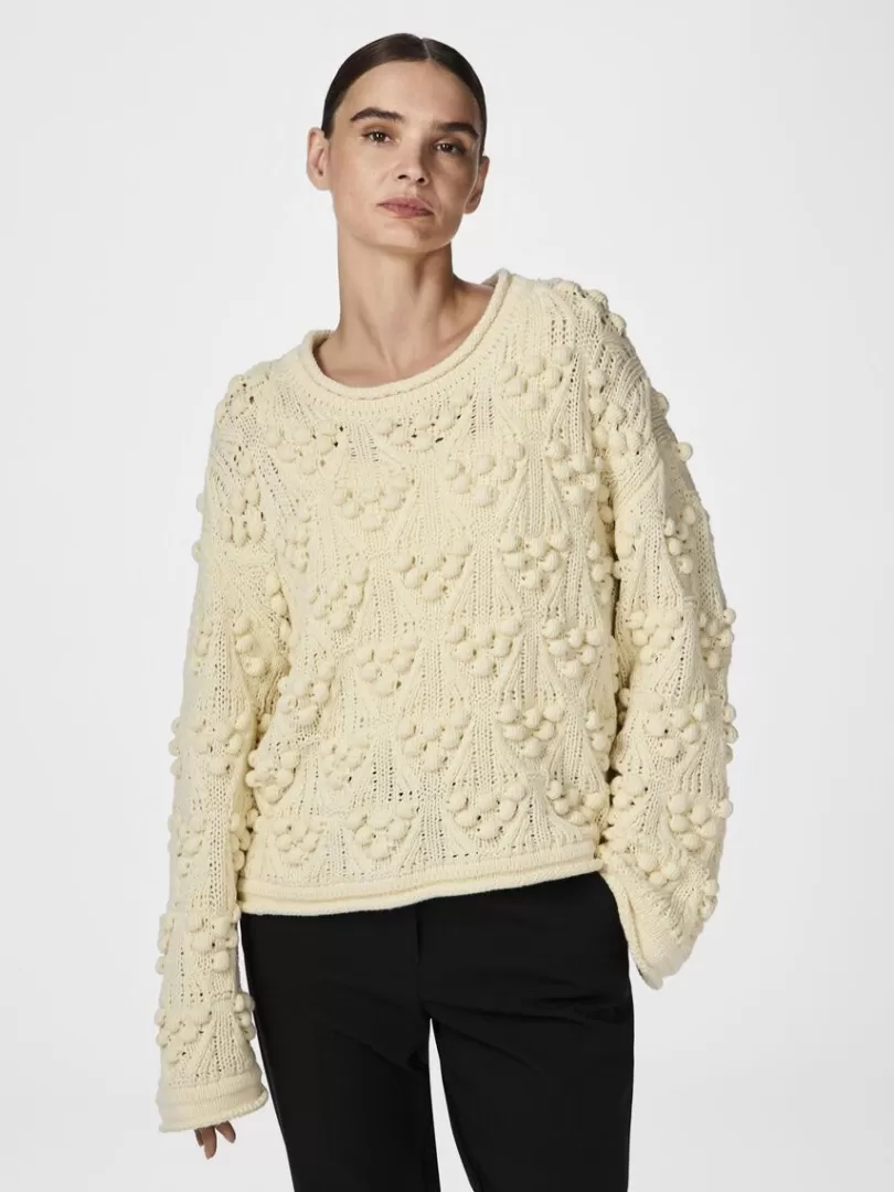 Knitwear>Yas FIMU KNITTED PULLOVER Birch