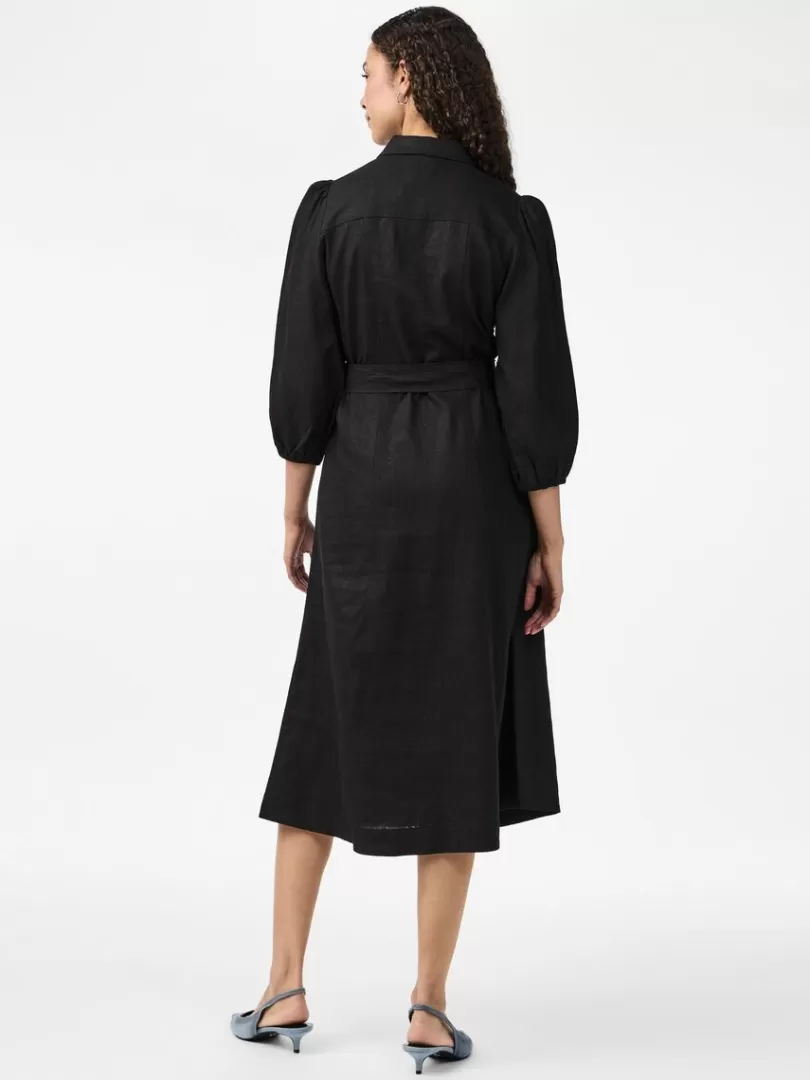 Dresses>Yas FLAXY SHIRT DRESS Black