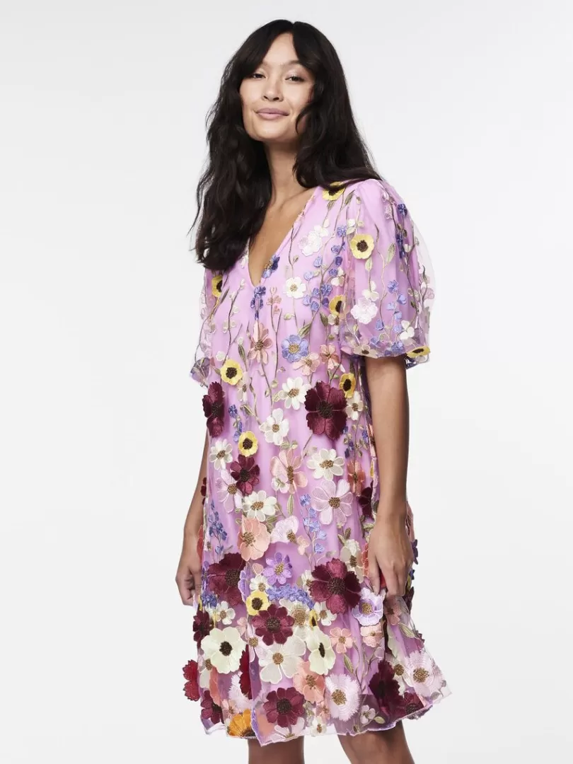 Dresses>Yas FLOWERING MINI DRESS PinkLavender
