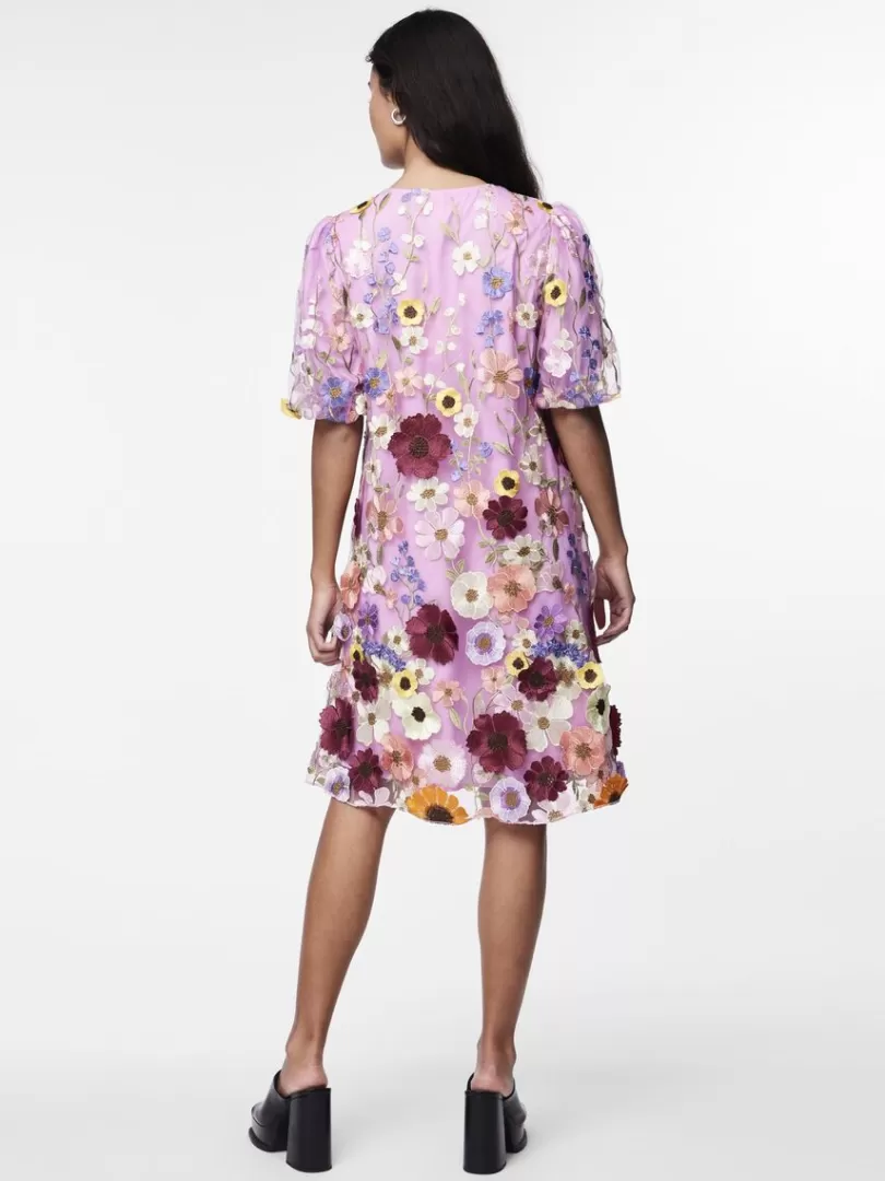 Dresses>Yas FLOWERING MINI DRESS PinkLavender