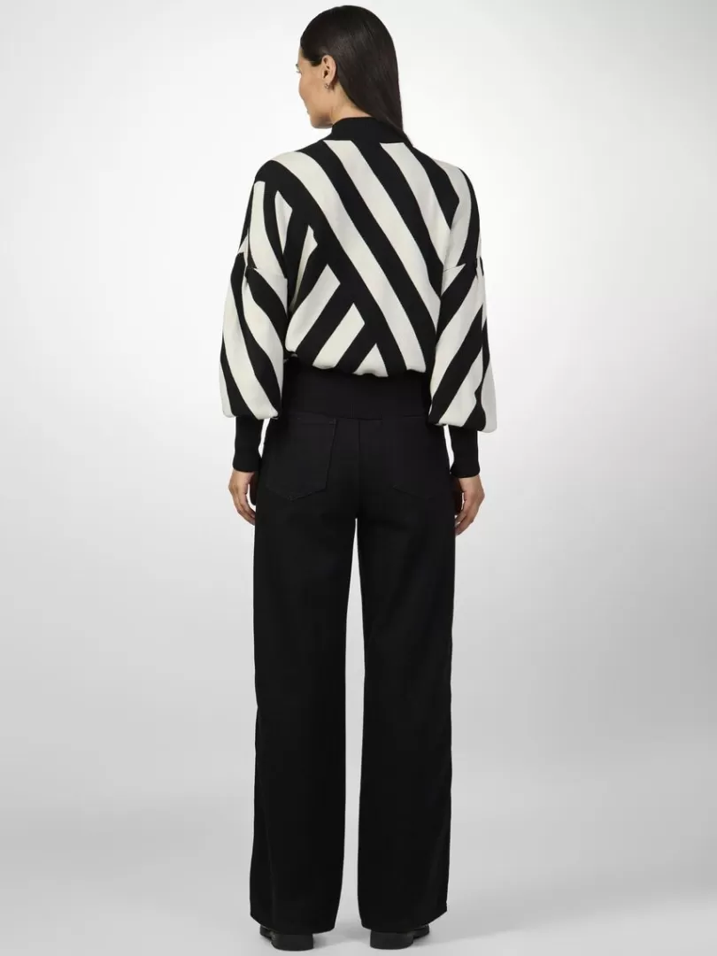 Knitwear>Yas FONNY KNITTED PULLOVER Black