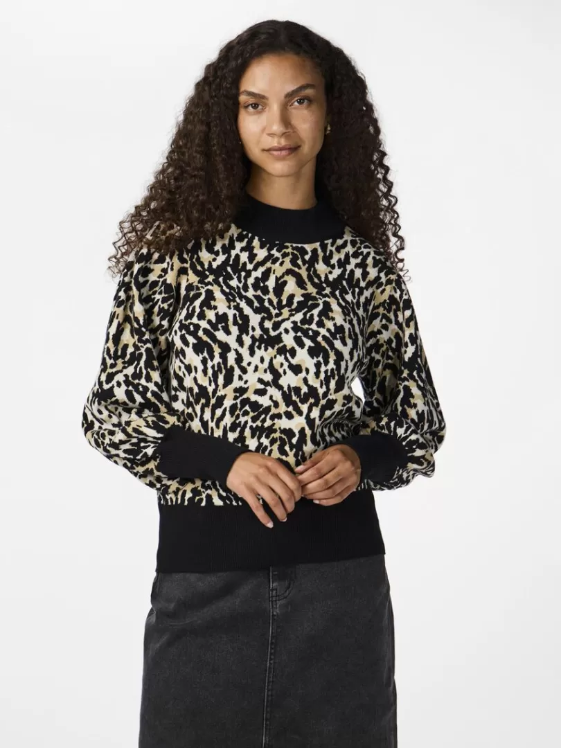 Knitwear>Yas FONNY JUMPER Black