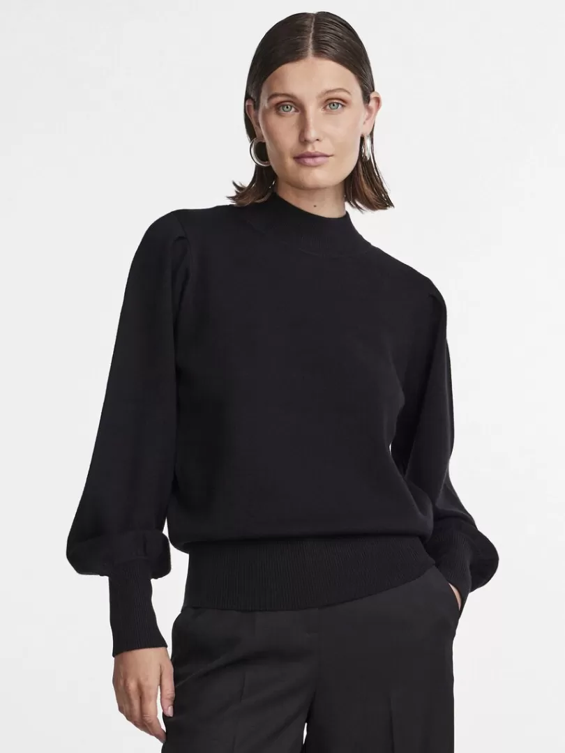 Knitwear>Yas FONNY JUMPER Black