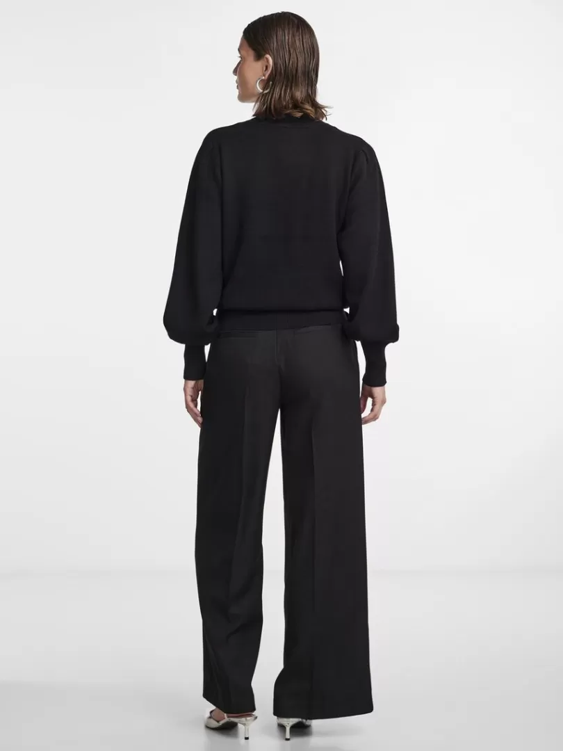 Knitwear>Yas FONNY JUMPER Black