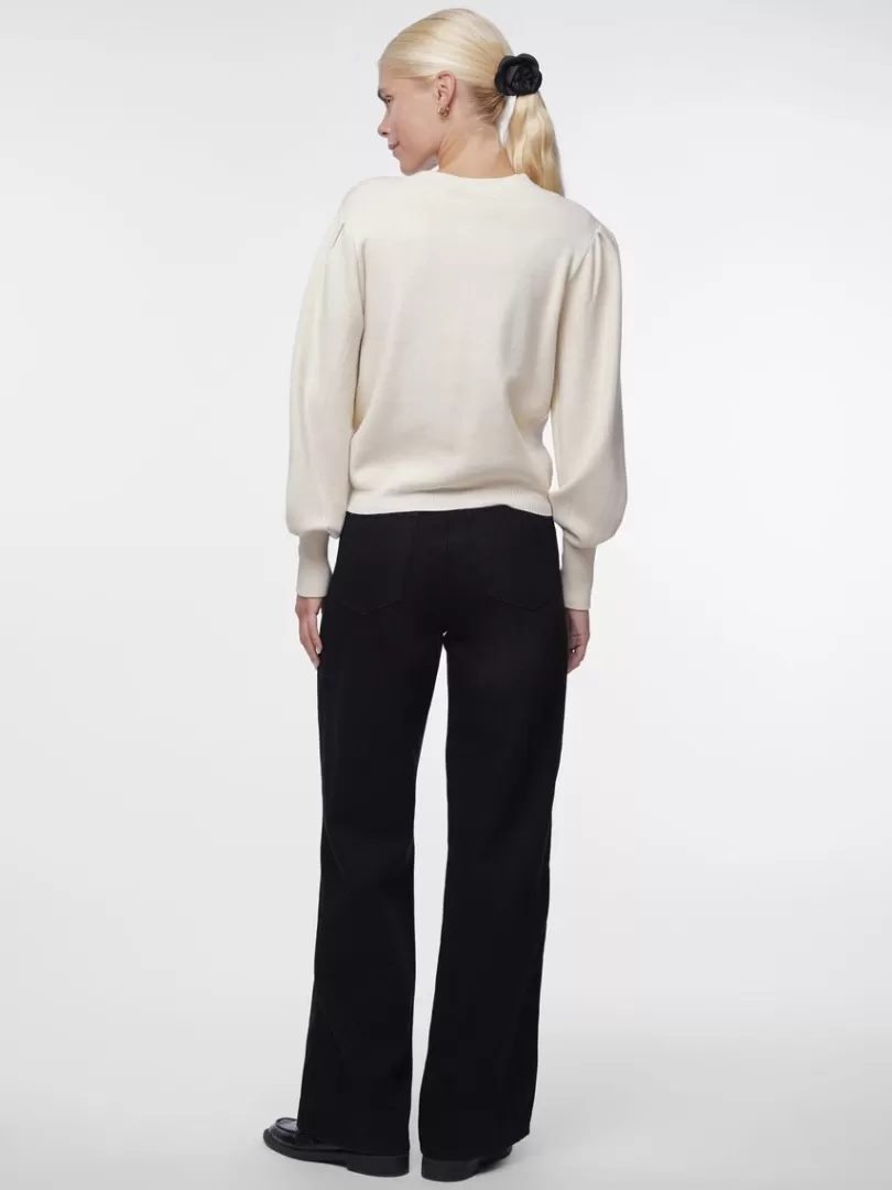 Knitwear>Yas FONNY KNITTED CARDIGAN Birch
