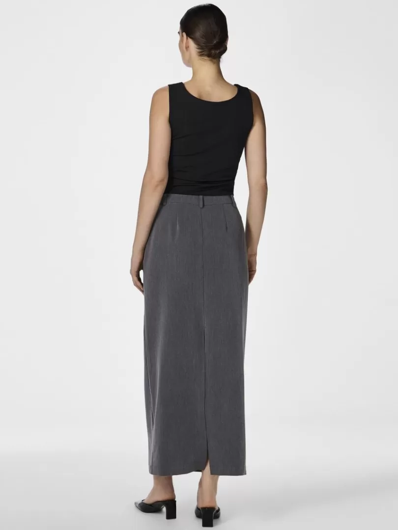 Skirts>Yas FRANSESCA MIDI SKIRT Thunderstorm