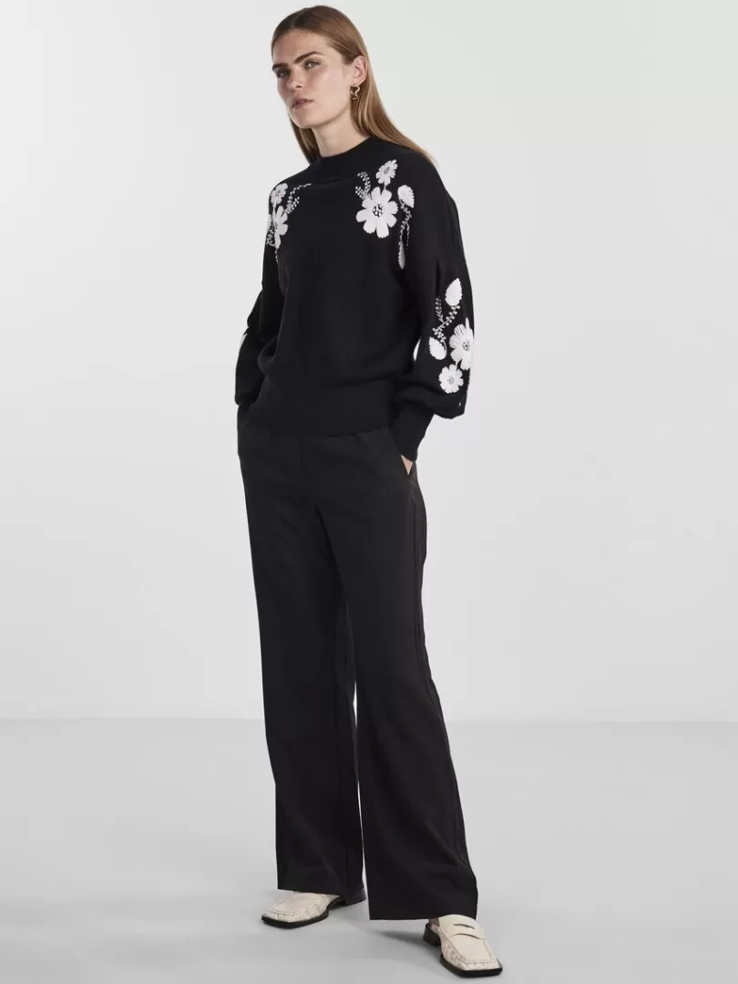 Knitwear>Yas FRIGGA KNITTED PULLOVER Black