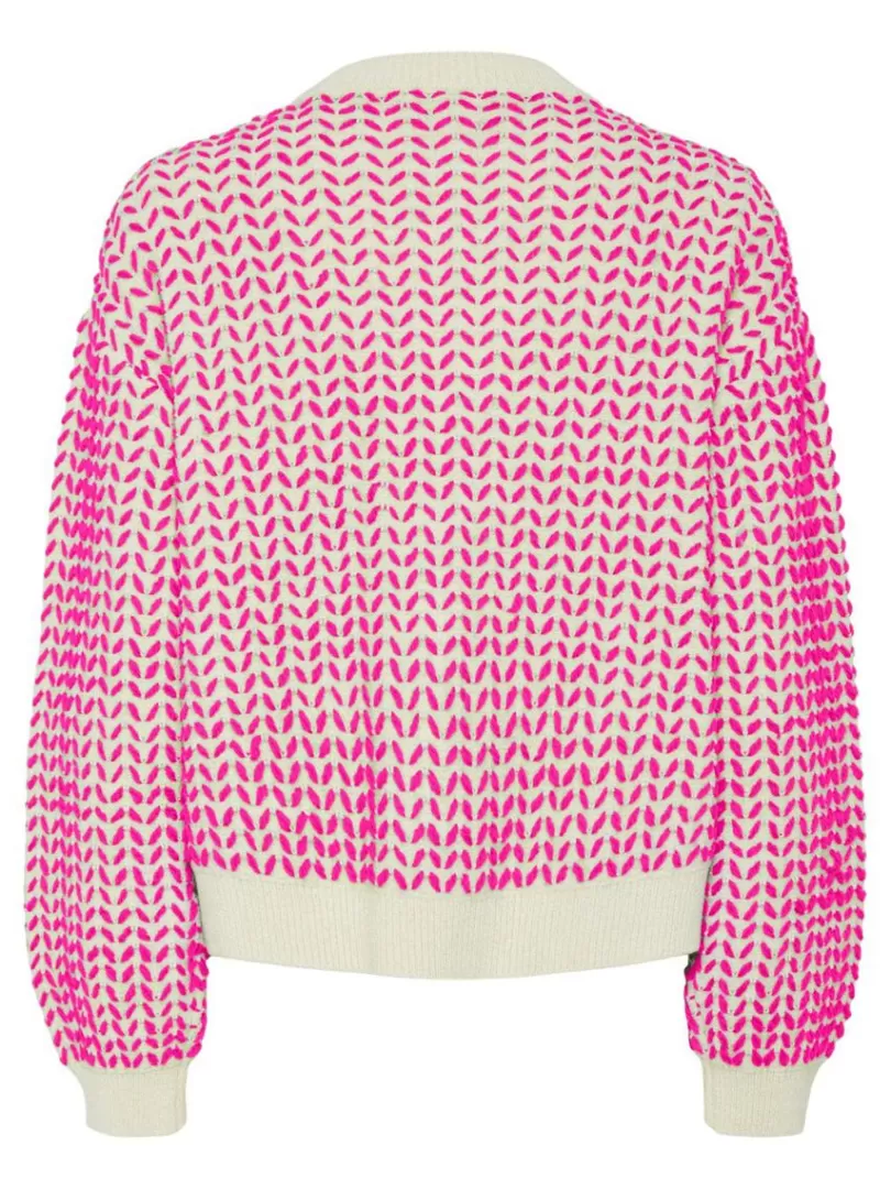 Knitwear>Yas GEA KNITTED CARDIGAN Birch