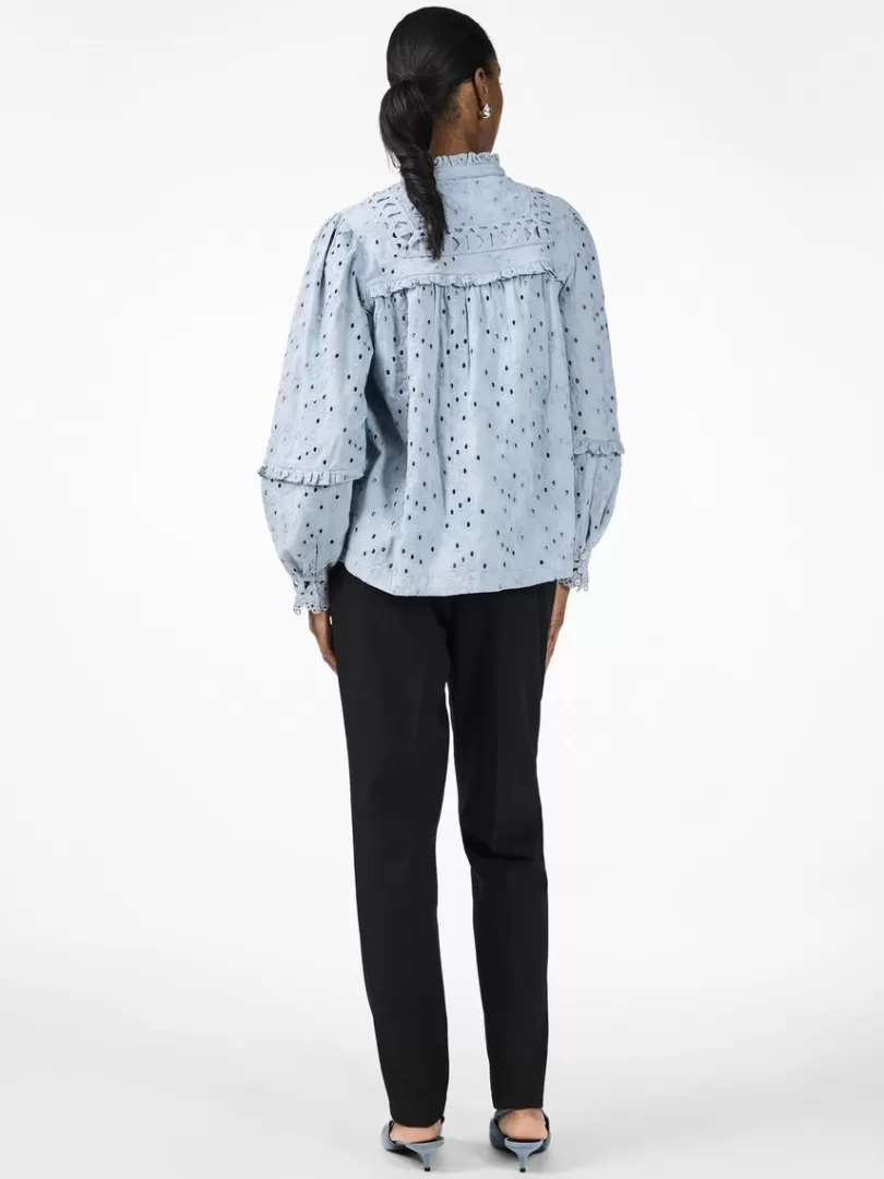 Shirts>Yas GUNVA SHIRT DustyBlue