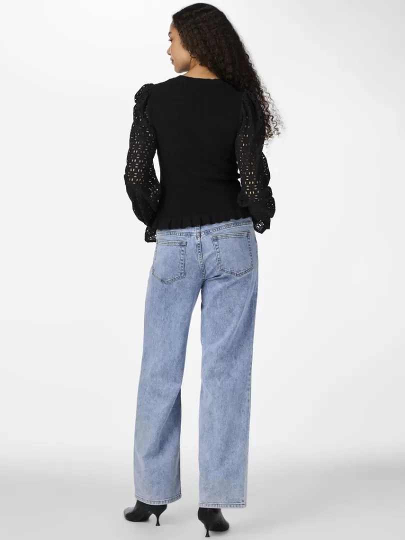 Knitwear>Yas HOLLI KNITTED PULLOVER Black
