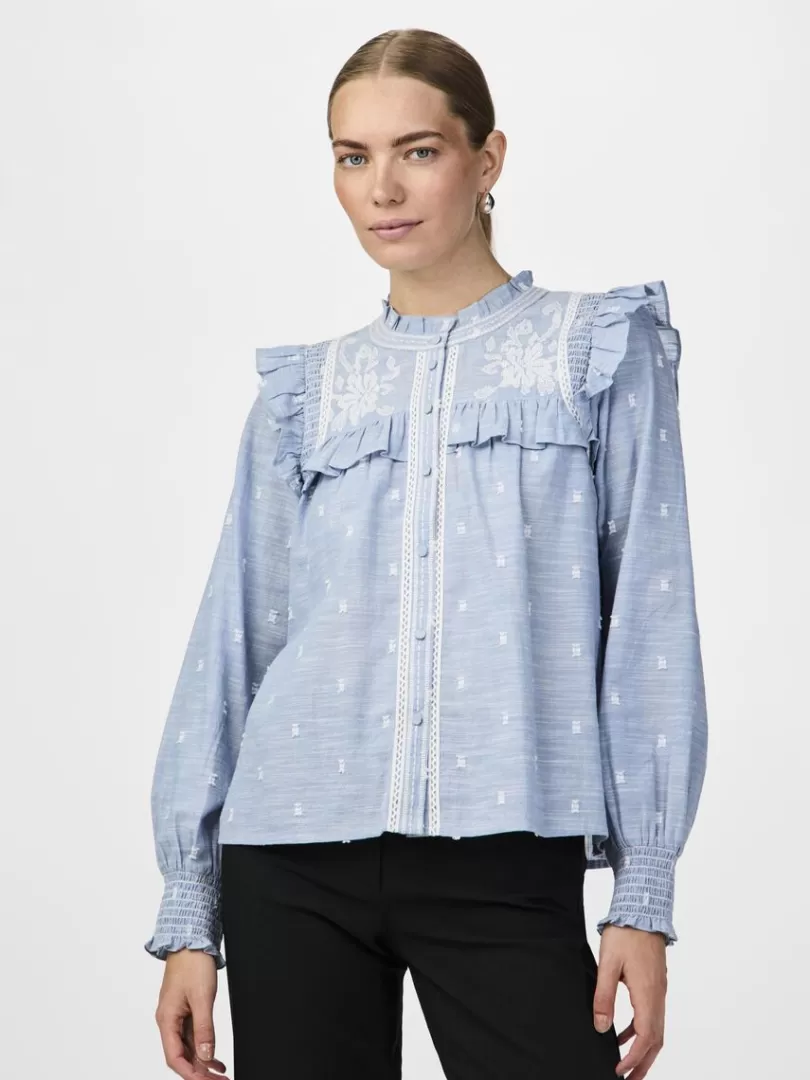 Shirts>Yas ISABEL SHIRT BlueShadow