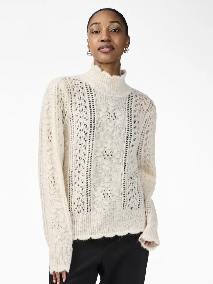 Knitwear>Yas JONNA KNITTED PULLOVER Birch