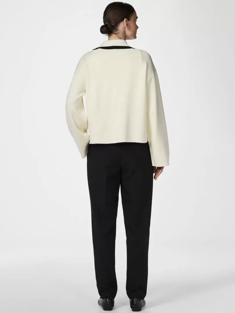 Knitwear>Yas JOSIE KNITTED TOP Birch