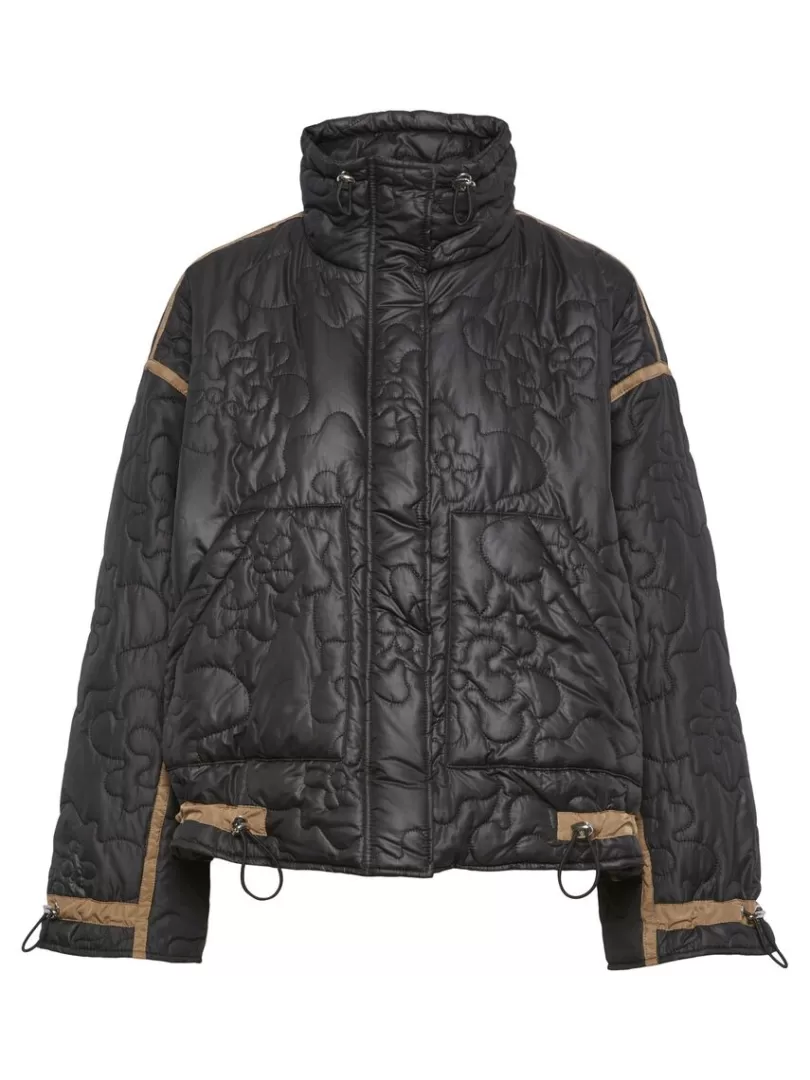Outerwear>Yas KLINA QUILTED JACKET Black