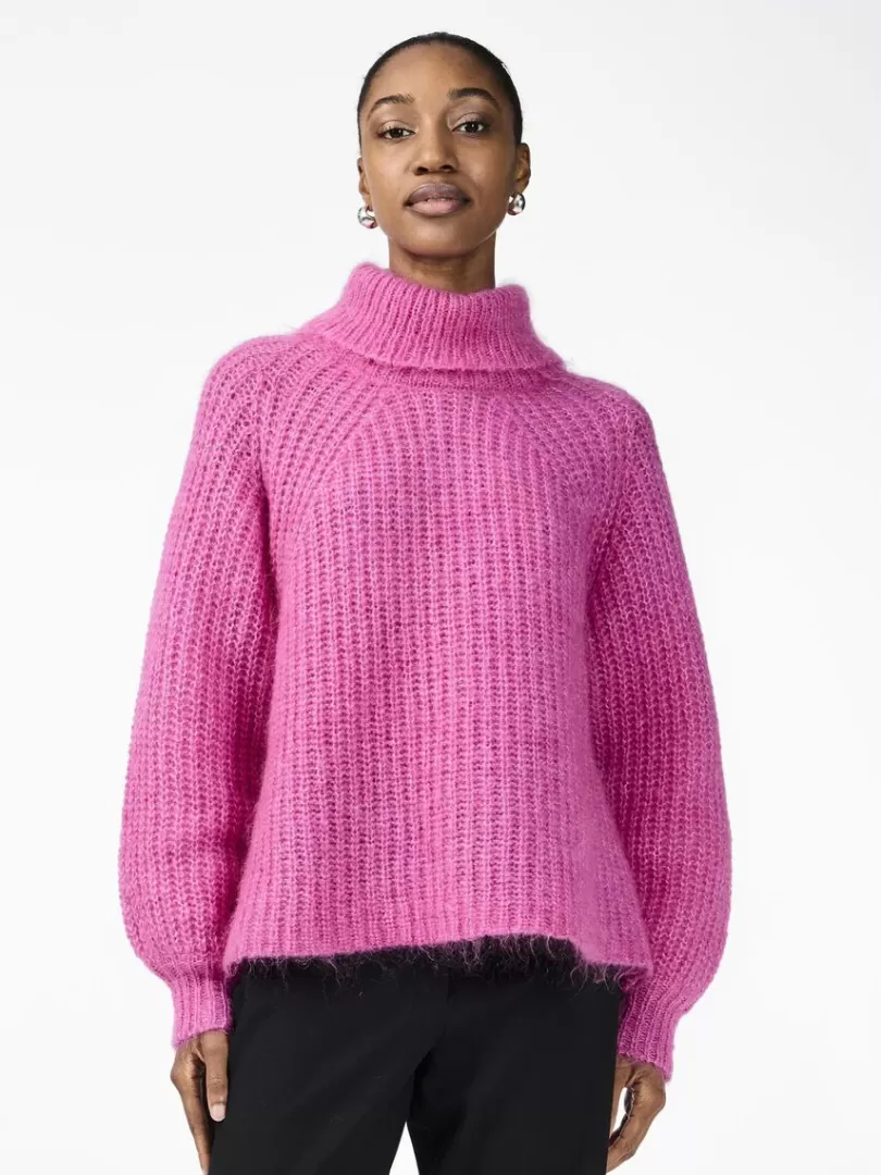 Knitwear>Yas LAMBI KNITTED PULLOVER FuchsiaFedora
