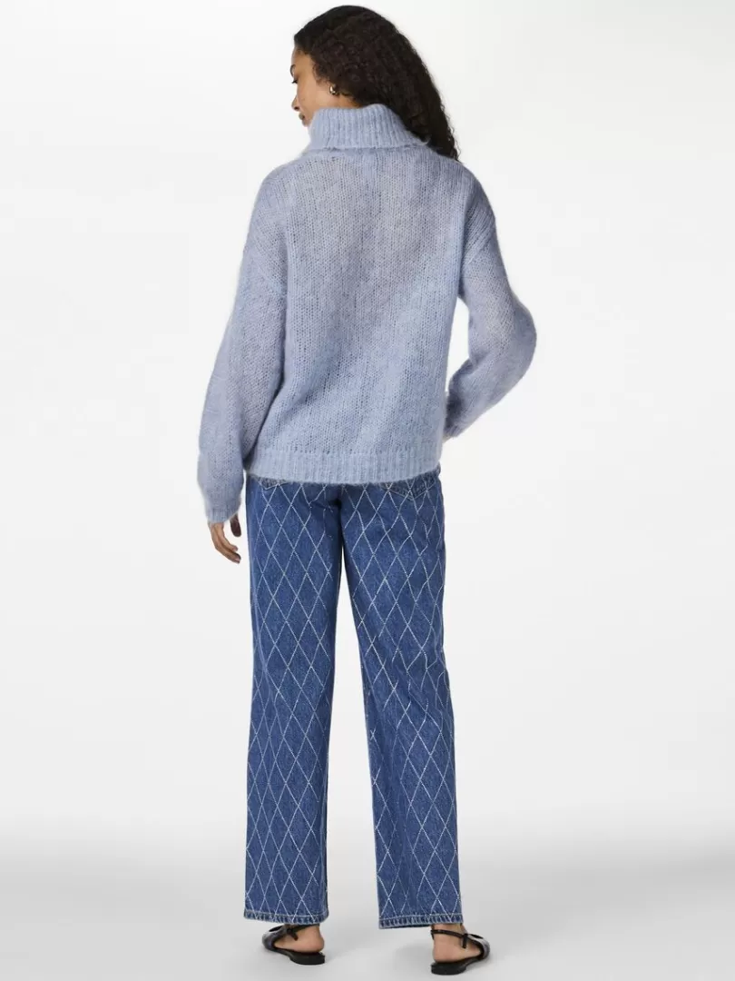 Knitwear>Yas LAMBI KNITTED PULLOVER DustyBlue