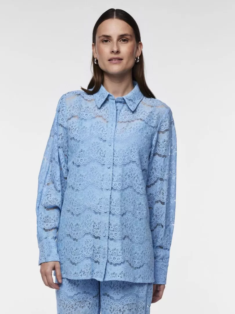 Shirts>Yas LARISSO SHIRT AlaskanBlue