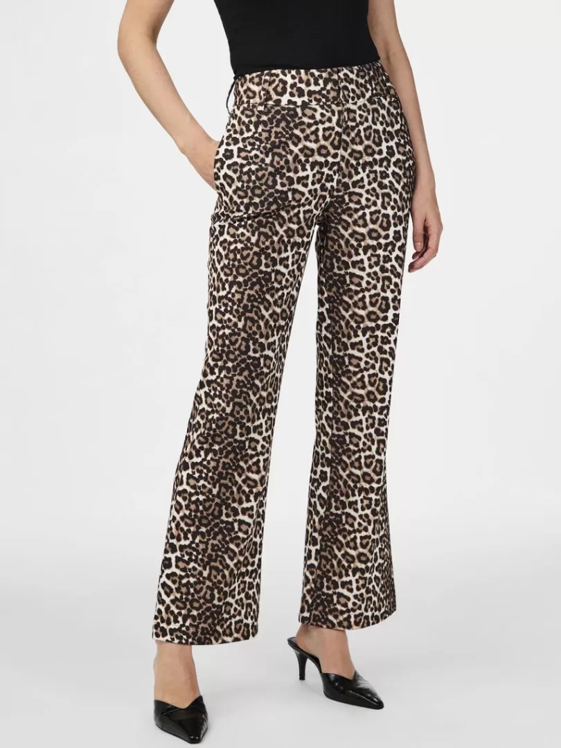 Trousers>Yas LEPPO FLARED TROUSERS Birch