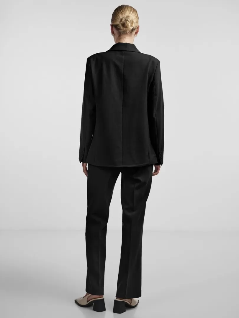 Trousers>Yas LIKKA TROUSERS Black