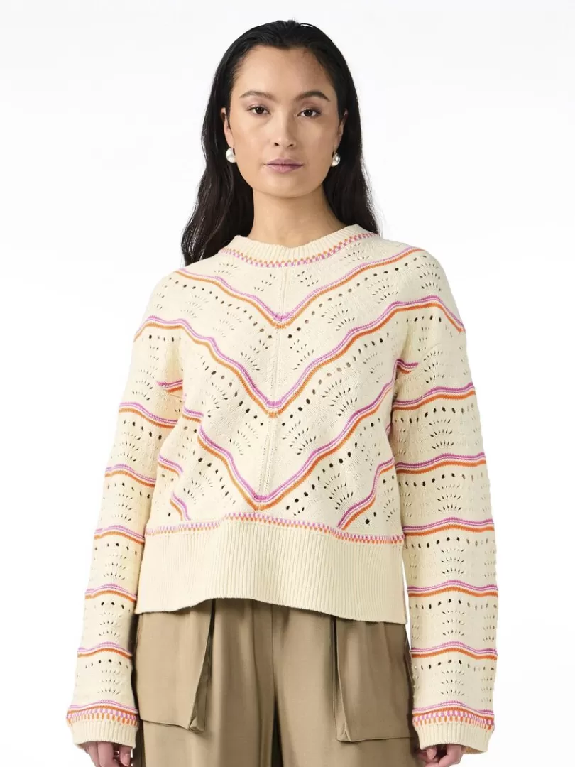 Knitwear>Yas LIMERA KNITTED PULLOVER Birch