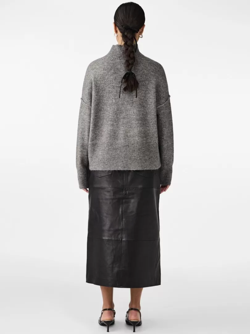 Knitwear>Yas LIRO JUMPER MediumGreyMelange