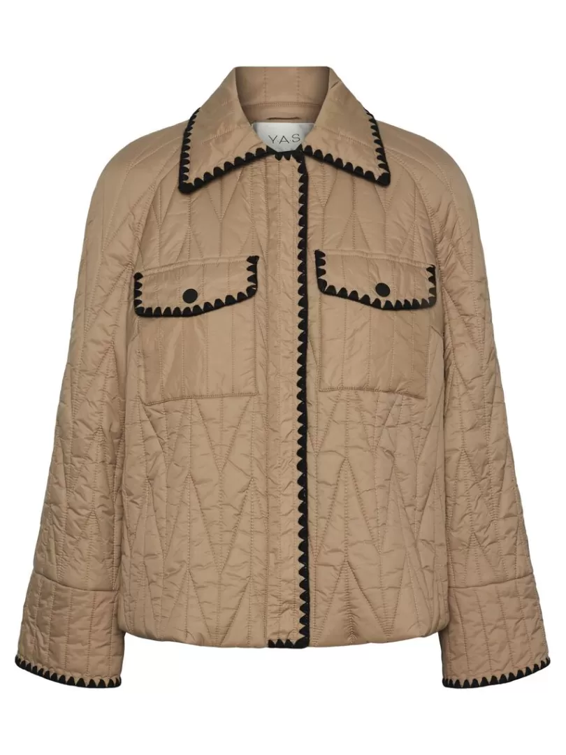 Outerwear>Yas LUJA PADDED JACKET TigersEye