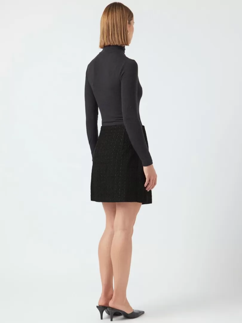 Skirts>Yas MALEA WRAP SKIRT Black