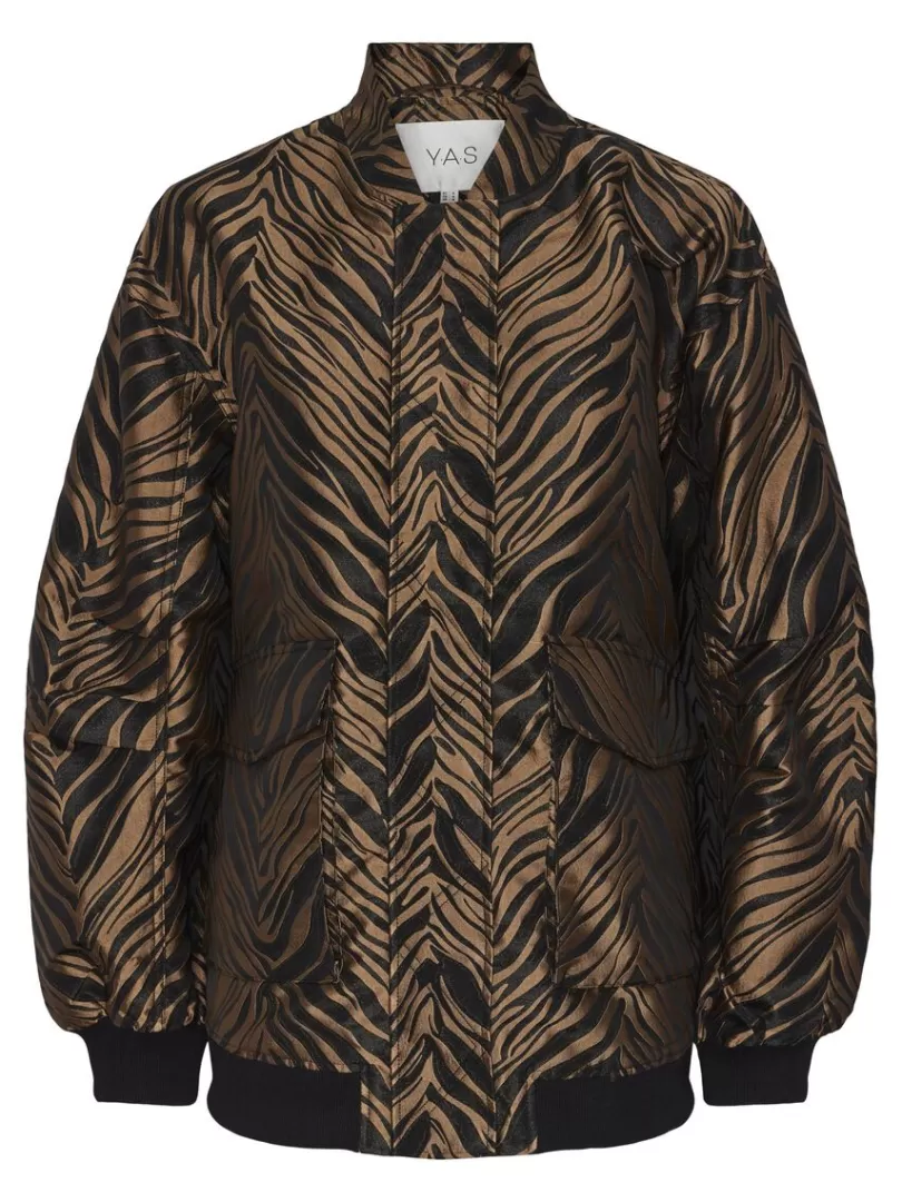 Outerwear>Yas MALLA BOMBER JACKET Black