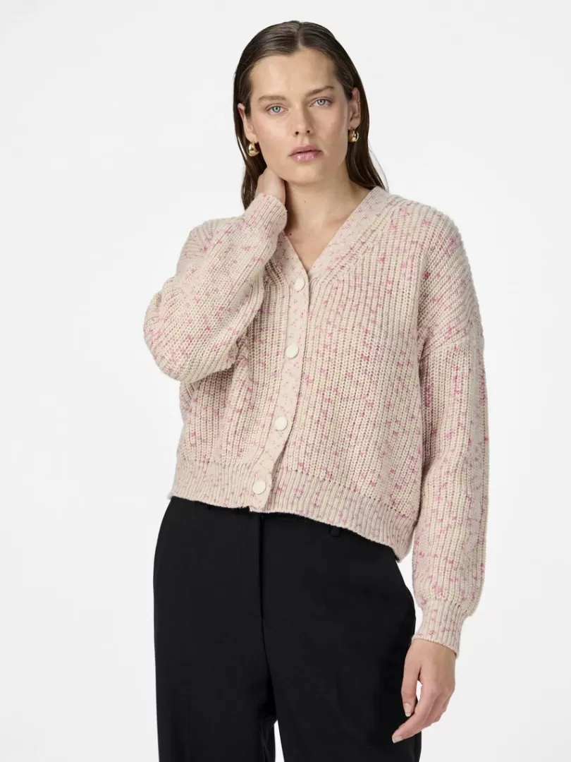 Knitwear>Yas MELLI KNITTED CARDIGAN Birch