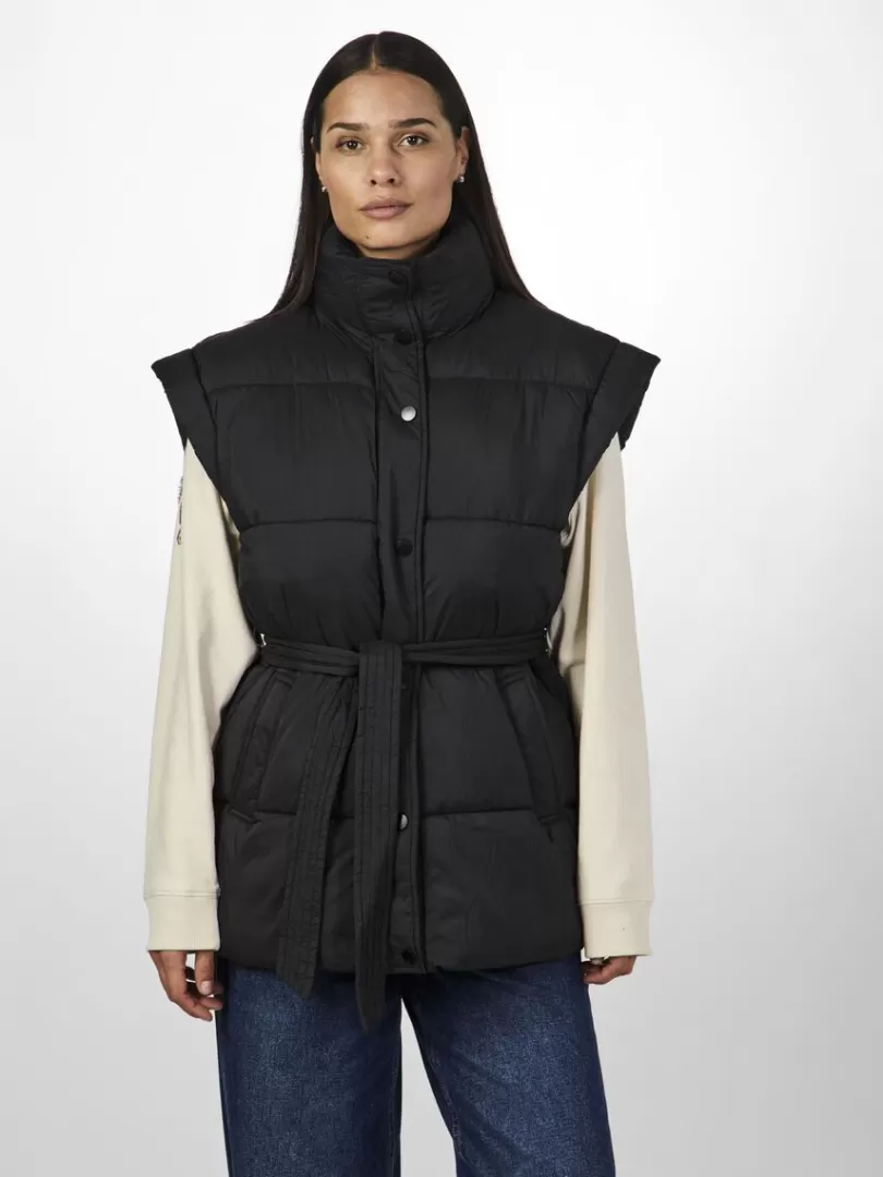 Outerwear>Yas MERLA PADDED GILET Black