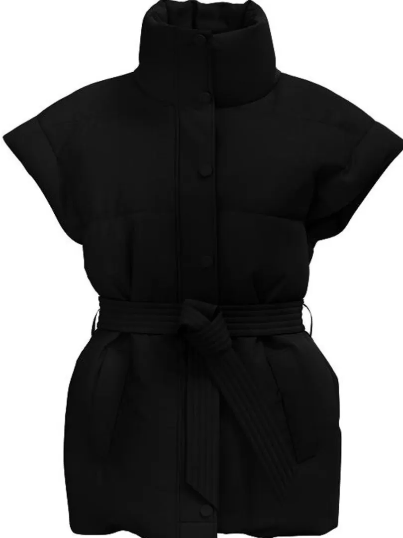 Outerwear>Yas MERLA PADDED GILET Black