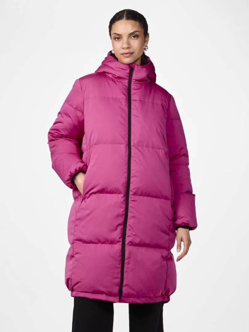 Outerwear>Yas MILLYS DOWN JACKET FuchsiaFedora
