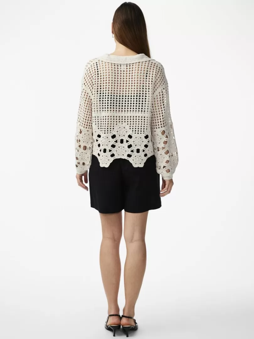 Knitwear>Yas NOLA KNITTED TOP Birch