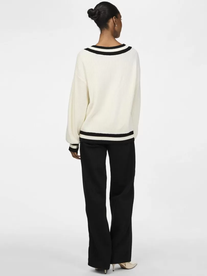 Knitwear>Yas POLO KNITTED PULLOVER Birch