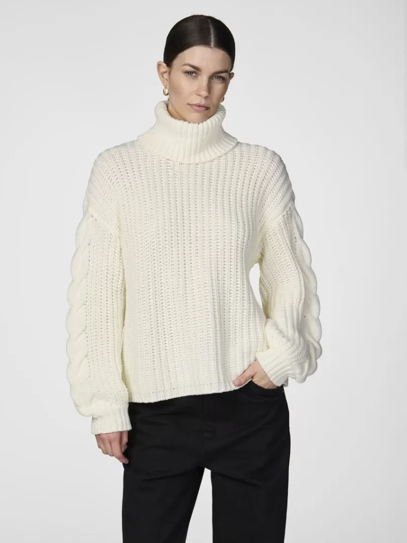 Knitwear>Yas SANNE KNITTED JUMPER Birch