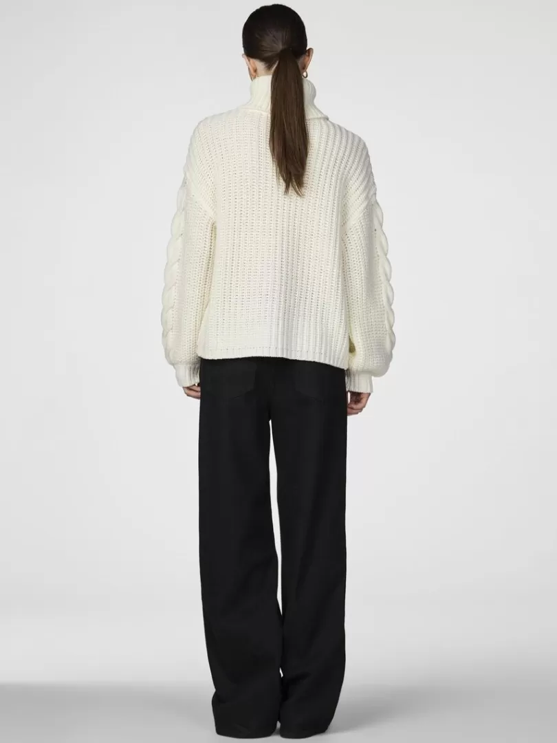 Knitwear>Yas SANNE KNITTED JUMPER Birch