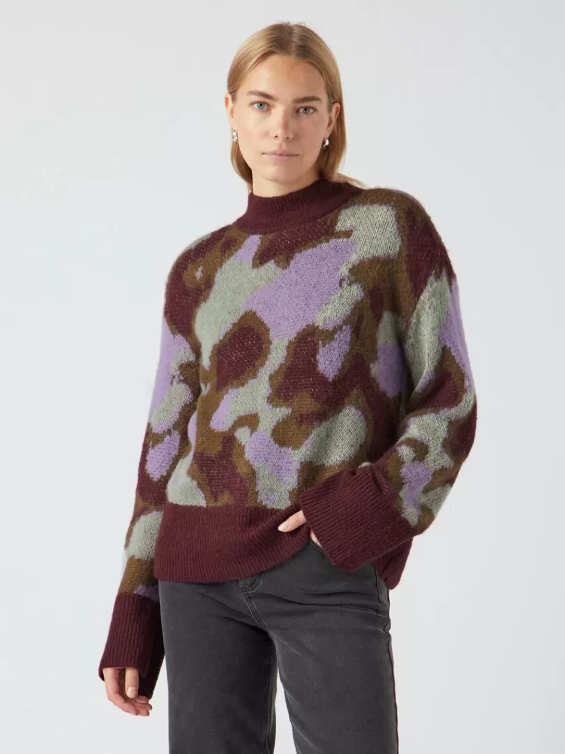 Knitwear>Yas TORIO KNITTED PULLOVER Port