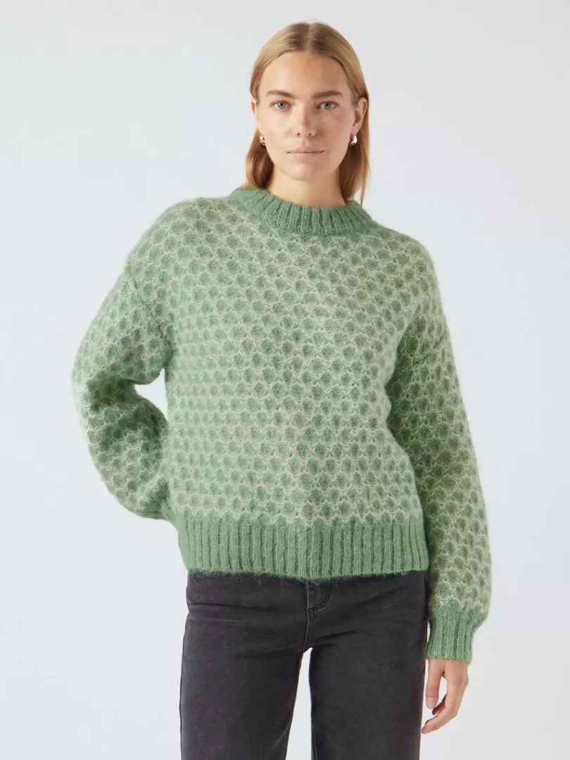 Knitwear>Yas TOXANA KNITTED PULLOVER Basil