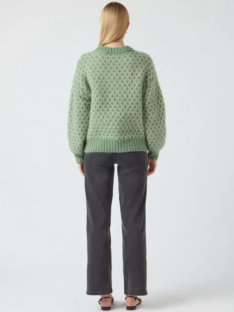 Knitwear>Yas TOXANA KNITTED PULLOVER Basil