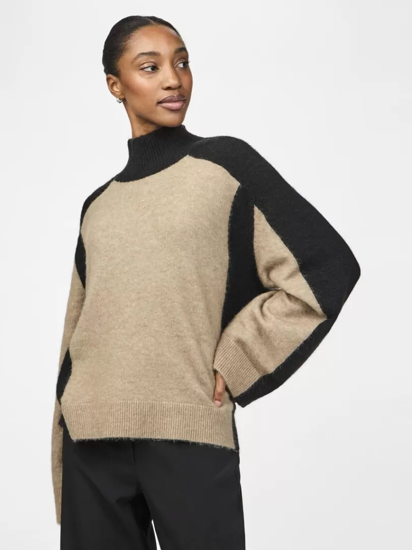 Knitwear>Yas TRISTO JUMPER DesertTaupe