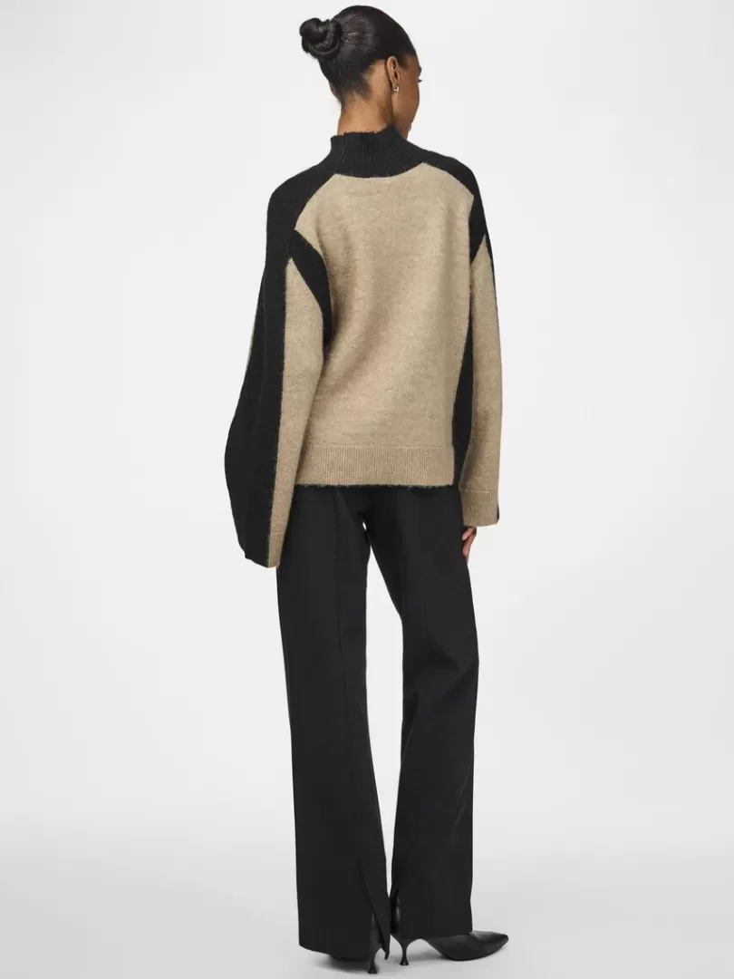 Knitwear>Yas TRISTO JUMPER DesertTaupe