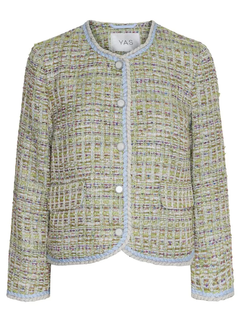 Outerwear | Blazers>Yas TWEEDSTA JACKET Omphalodes